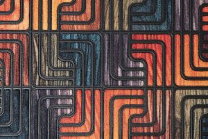 Kynnysmatto Sandudd moniväri 45 x 75 cm