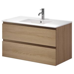 Allaskaappi Riva Camden 90 cm tammi