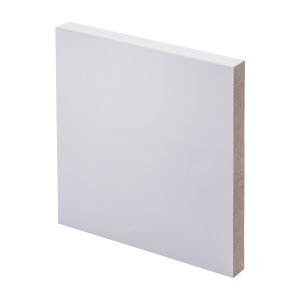 5 kpl Smyygilista Maler MDF Valkoinen 12 x 90 x 2400 mm