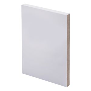 5 kpl Smyygilista Maler MDF Valkoinen 12 x 160 x 2400 mm