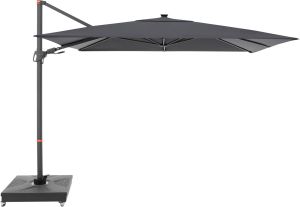 Aurinkovarjo Doppler MyZone AX 300 x 220 cm LED antrasiitti