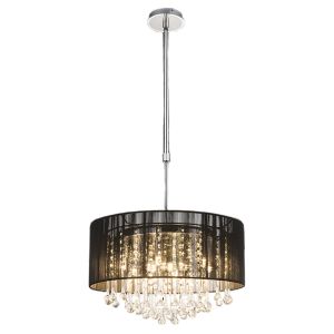 Riippuvalaisin Globo Bagana kromi Ø 50 cm