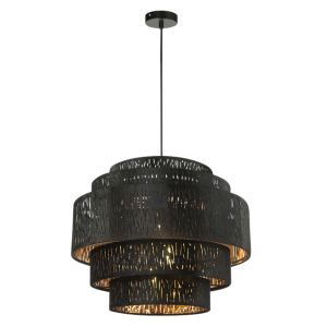 Riippuvalaisin Globo Tuxon musta/sametti Ø 50 cm