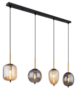 Riippuvalaisin Globo Blacky 4-os messinki/musta