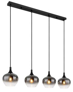 Riippuvalaisin Globo Maxy 4-os musta/savulasi 100 cm