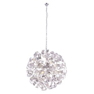 Riippuvalaisin Globo Falla kromi Ø 70 cm