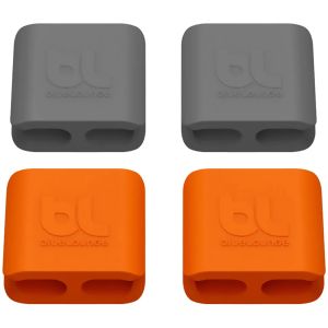 Kaapelikiinnike Bluelounge M oranssi/harmaa 4 kpl