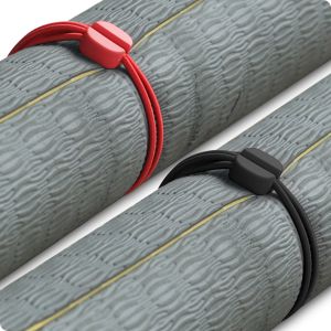 Johtopidike lukolla Bluelounge Pixi L musta/punainen 4 kpl