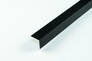 Hobby-Kulmalista Dione Carbon Black 30 x 30 mm 1 m
