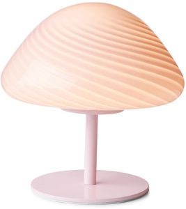 Pöytävalaisin Halo Design Mini Mush opaali Pinkki