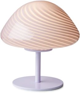 Pöytävalaisin Halo Design Mini Mush opaali Liila