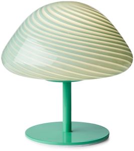 Pöytävalaisin Halo Design Mini Mush opaali Turkoosi