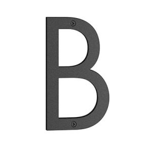 Talokirjain Beslagsboden kirjain B Musta