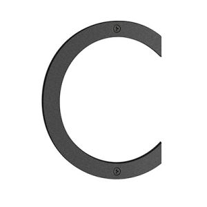 Talokirjain Beslagsboden kirjain C Musta