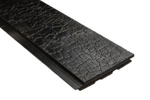 Saunapaneeli Aure KU STS Rustiikki PP Hiilletty 14 x 120 x 2370 mm