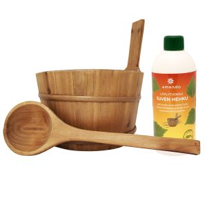 Saunasetti Emendo 3-osainen jalokuusi