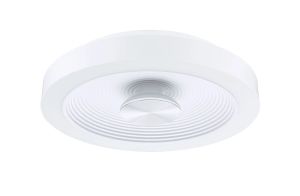 Plafondi Paulmann Volea valkoinen Ø 32 cm Valko/Hopea