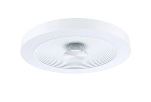 Plafondi Paulmann Volea valkoinen Ø 40 cm Valko/Hopea