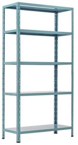 Metallihylly Regalux vaaleansininen 180 x 90 x 40 cm