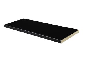 Kynnys Maler MDF sileä MR laminaatti musta 9 x 92/29 M7