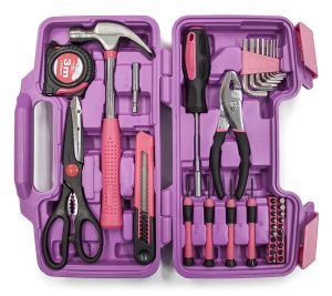 Työkalusetti Tamo pinkki 39-os