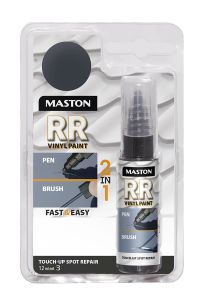 Maalikynä Maston RR Touch-up 2in1 12 ml Tummanharmaa