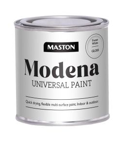 Modena Maston alkydimaali 250 ml Listavalkoinen