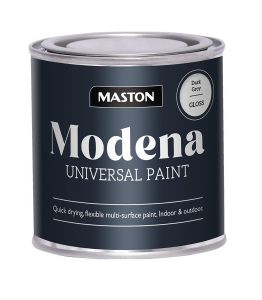 Modena Maston alkydimaali 250 ml Tummanharmaa