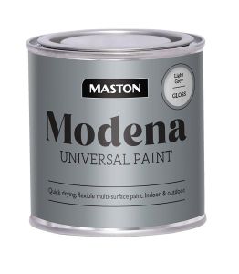 Modena Maston alkydimaali 250 ml Vaaleanharmaa