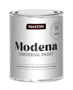 Modena Maston alkydimaali 1 l Listavalkoinen