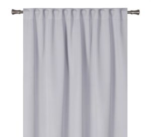 Verho Eclipse harmaa 140 x 260 cm Vaaleanharmaa