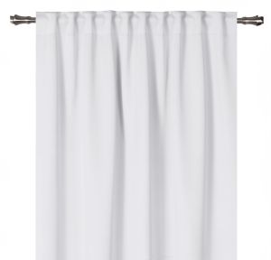 Verho Eclipse harmaa 140 x 260 cm Valkoinen