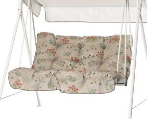 Pehmuste Varax Duo/Duetto keinu beige kukkakuvio