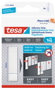 Tarraliuskat tapetille Tesa 1 kg 6 kpl