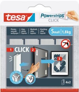 Teippiliuska Tesa Powerstrips Click S 4 kpl