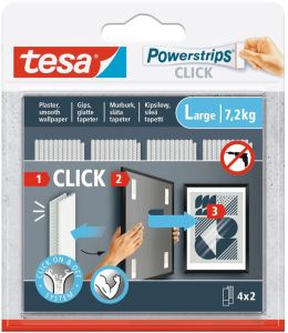 Teippiliuska Tesa Powerstrips Click L 4 kpl