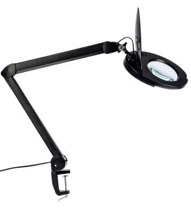 Pöytävalaisin Airam Loop XL musta 3D