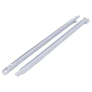 Liukukisko Suki 400 mm teräs valkoinen