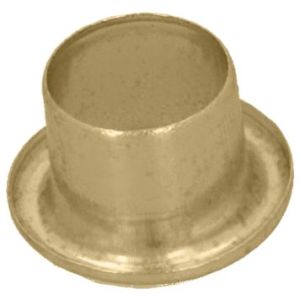 Hyllykannakkeen kaulus Suki 7 mm teräs messinki