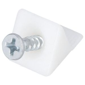 Kalustekulma suki 15 x 10 mm valkoinen