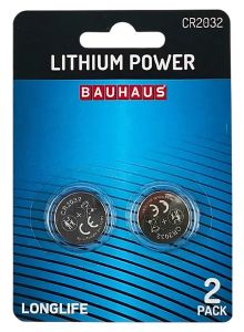 Litiumparisto BAUHAUS CR2032 2 kpl/pkt