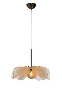 Riippuvalaisin Markslöjd Styrka beige/messinki Ø 63 cm