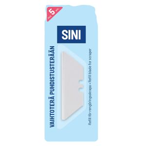 Puhdistusterän vaihtoterät Sini 5 kpl/kpl