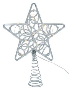 Latvatähti Airam Lucia ajastimella 20 x LED IP20 Hopea