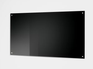 Lasilevy Fibo musta karkaistu 6 x 450 x 900 mm