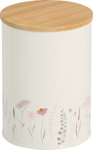 Säilytyspurkki Zeller Pyöreä Flowers 1,4 l