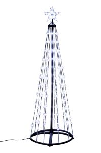 Joulupuu Airam Visa ajastimella RGB Ø 50 cm x 1,5 m