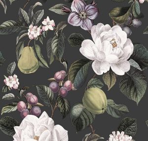 Kuitutapetti Tales of the Manor Pendula Charcoal 91911