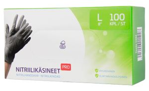 Nitriilikäsineet L-koko 100 kpl/pkt