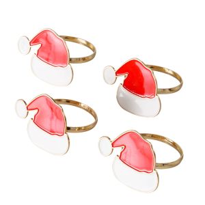 Sisustusesine Boltze Liinapidike Tonttulakki 4 kpl